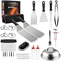 Blackstone Griddle Accessories, 30PCS Grilling Accessories for Outdoor Grill, Grill Accessories with Spatula, Basting Cover, Egg Rings for Outdoor BBQ, Camping, Teppanyak