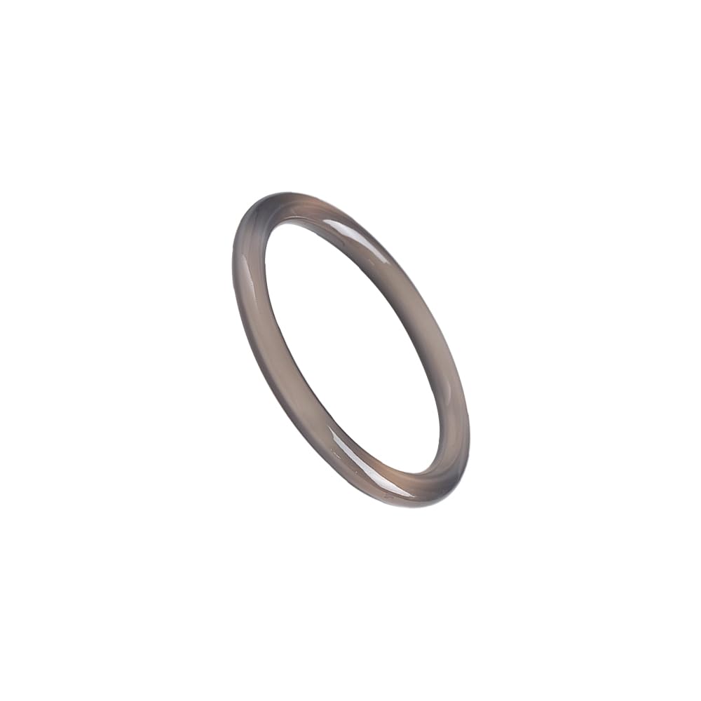 SnamicE Natural Ice Jade Bangle for Women Narrow Jade Bangle Bracelet Good Luck Bangle Round Jade Stone Bangle for Woman Birthday Wedding,20-58-59MM