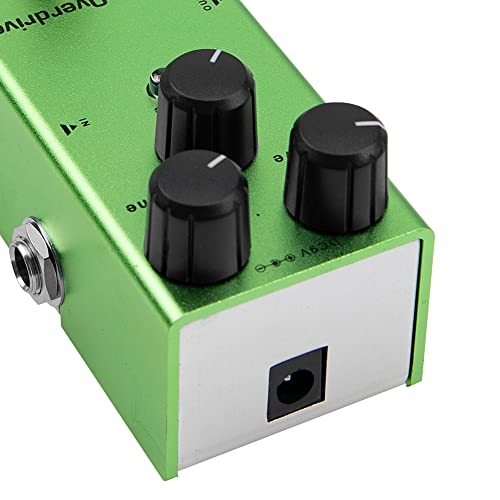 Yootones Mini Electric Guitar Effects Pedal Metal Shell Dc 9V Adapter Powered True Bypass For Multi Electric Guitar Kit (Vintage Overdrive) #TOP2