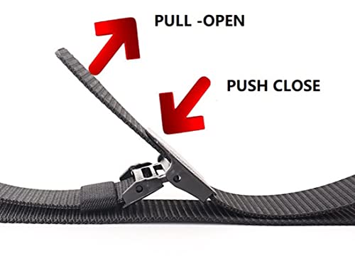 Nylon Breathable Military Tactical Work Belt for Men Women Plus Size up to 71 inch, 2 Pack3