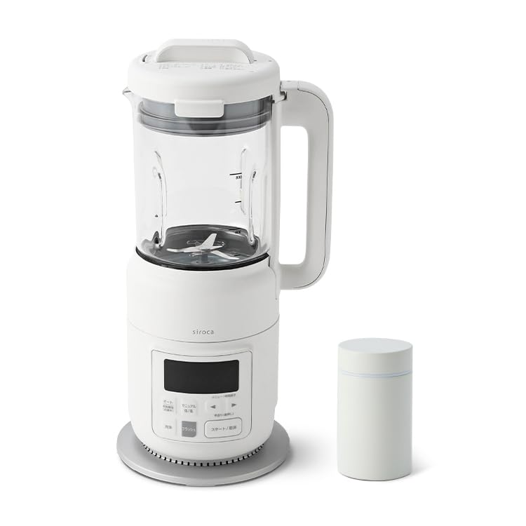 シロカ　siroca ヒーター機能付きブレンダー　スープジャー付　新品未使用 Amazon | 【一部販路限定モデル】siroca(シロカ) ヒーター機能付き