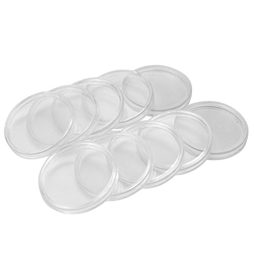 Preisvergleich Produktbild Pinzhi Münzkapseln Münzenkapseln Klar Münzsammlung Münzdose Münzschutz Plastik Nagelneu