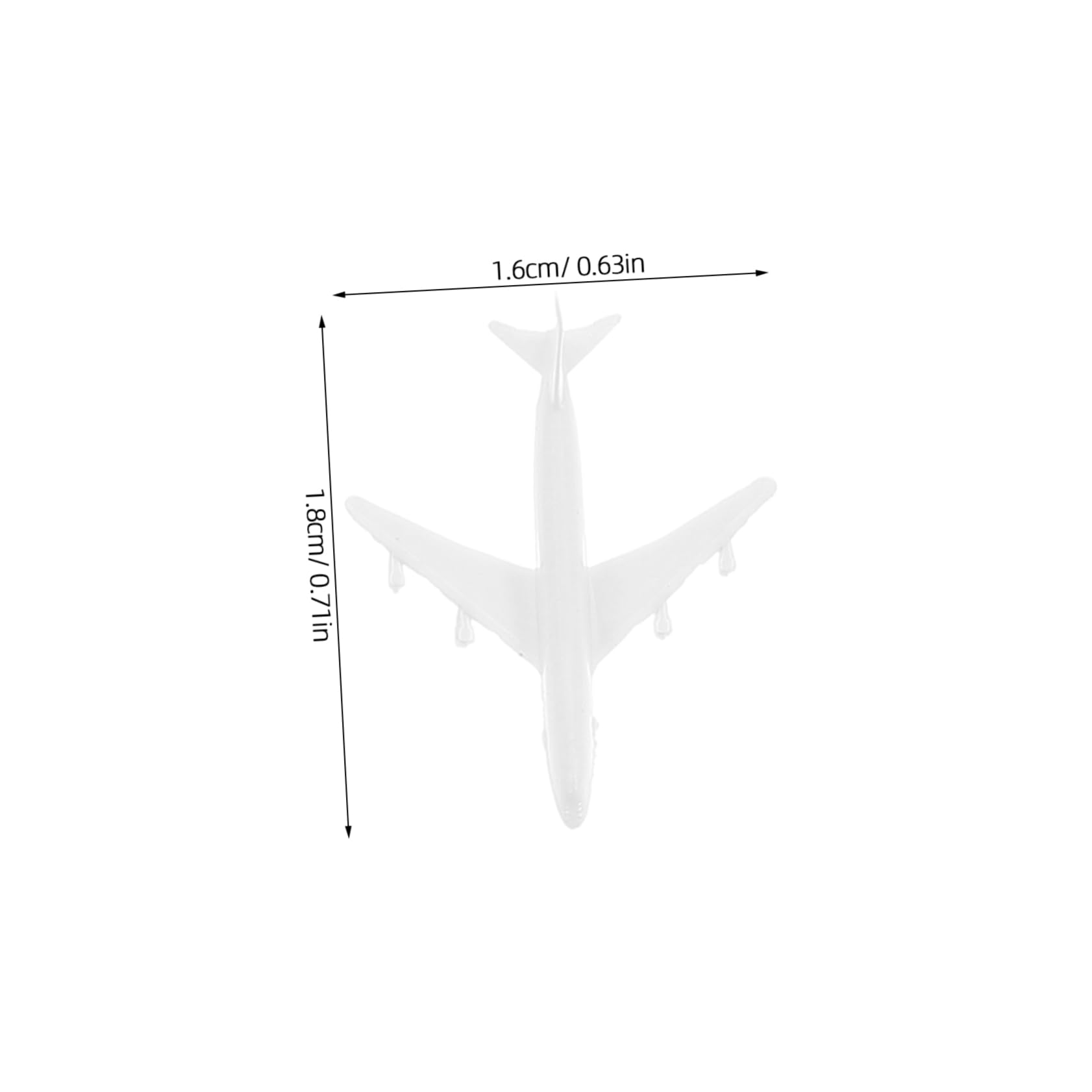 Abaodam High Precision Desktop Plane Ornament Set 5 Pcs Plastic Airplane Models Vintage Airplane Model Creative Plane Ornament Home Decor