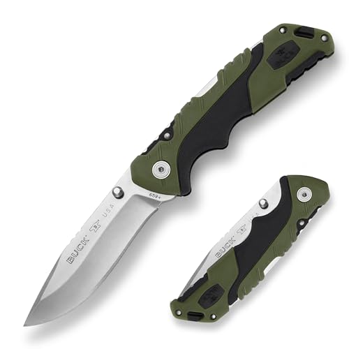 Buck Knives 659 Folding Pursuit Large Folding Hunting Knife, 3-5/8" 420HC Steel Blade