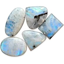 Natural 5, 4 & 3 Pcs Gemstones Cabochons Lot 2035 MM, Multi Shape Stones for Jewelry Making Supplies Healing Crystals Gems Loose Gemstones