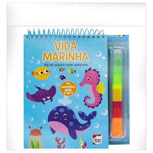 Livrinho 4 em 1: Vida Marinha:
