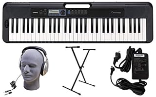 Casio CT-S300 PPK 61-Key Premium Keyboard Pack with Stand, Headphones & Power Supply