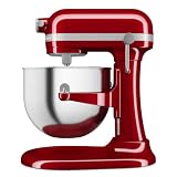 KitchenAid Robot Pâtissier Professionnel 6.6L Relevage Bol, Engrenages Tout Métal, 11 Vitesses, Démarrage Progressif, Protection Surchauffe, Rouge Empire - 9