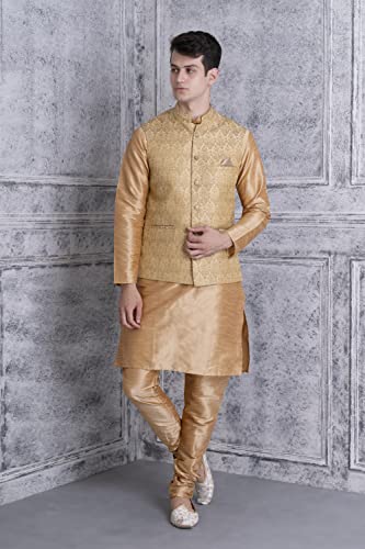 Image of Ethluxis Men's Silk Blend Kurta Set