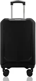 Mala de Viagem Bordo 10kg ABS Rígida Rodas 360º Duplas Cadeado Segredo Gladiador A6MB Preto