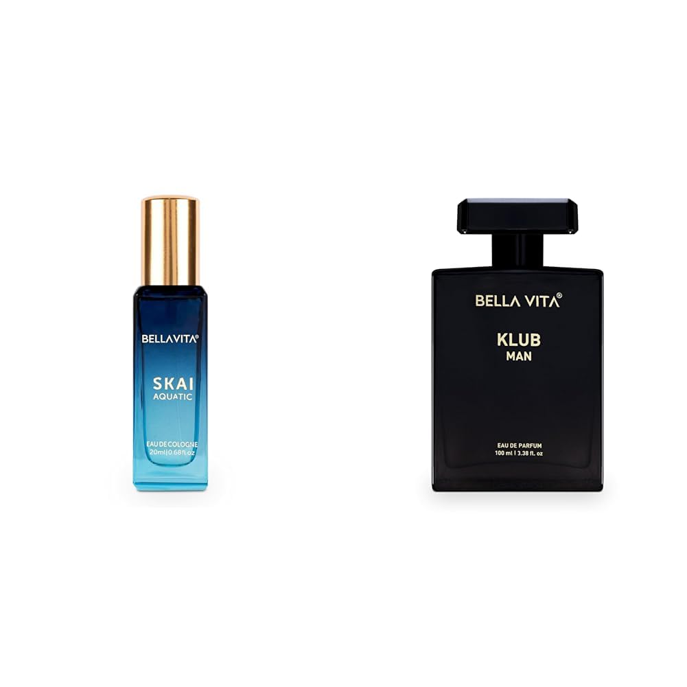 Bella Vita Luxury Skai Aquatic Unisex Eau De Cologne Klub Men Eau De Parfum Liquid Perfume With Lemon Rose And Vanillamusky And Spicy Long Lasting Premium Edp Fragrance Fresh Scent 100Ml-image-31