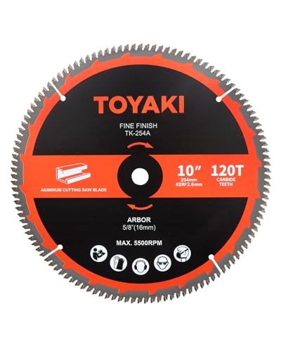 TOYAKI 10-Inch 120T Aluminum Blade