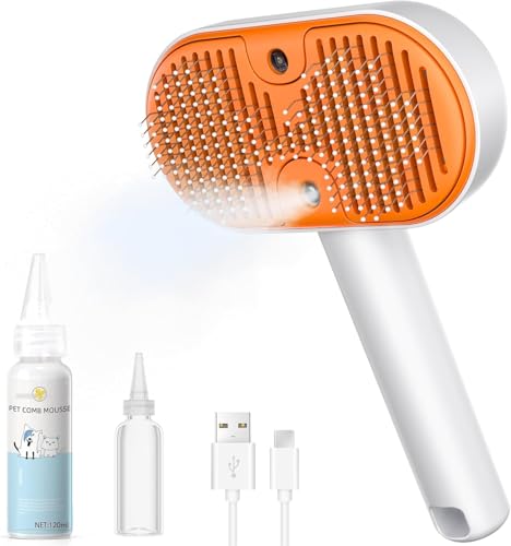 kurtmark Cat Steam Brush with Waterless Shampoo