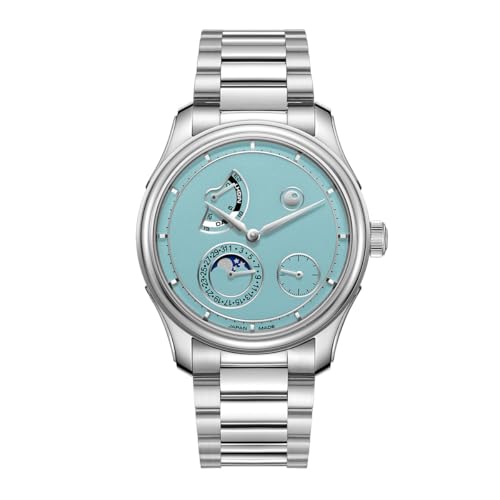 [�[��] ZEROO C5 KEIGO Classic Automatic �r���v �@�B���������� �I�[�g�}�`�b�N �}�C�N�����[�^�[ �T�t�@�C�A�K���X �P�[�X��38mm ZC005SLB [���K�i] (���C�g�u���[/�P�[�X�J���[�V���o�[)