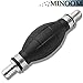 MINOOM Fuel Pump Hand Primer Bulb Fuels Rubber & Aluminum Hand Suitable for Car/Boat/Marine/Motorcycle 12mm(1/2