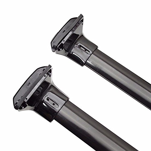 Gevog 1 Pair Black Aluminum Roof Rack Cross Bars Replacement For 2012-2016 Cr-V Top Rail Cargo Carries #TOP4