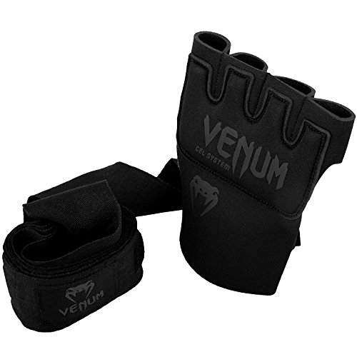Venum Kontact Guantes con Gel, Unisex Adulto, Negro/Negro, Talla Unica - imagen 4