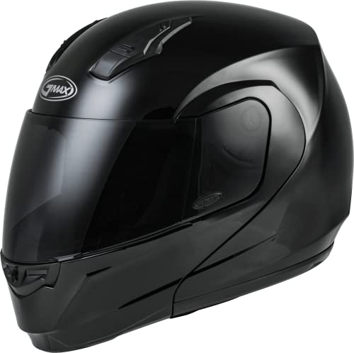GMAX MD-04 Modular Helmet (Black, Large) - FMVSS 218 Approved