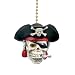 Pirate Skull Captain Ceiling Fan Pull