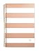 Bloom Daily Planners 2018-2019 Academic Year Day Planner - Monthly Weekly Calendar Book - Inspirational Dated Agenda Organizer - (August 2018 - July 2019) - 6" x 8.25" - Rose Gold Stripes