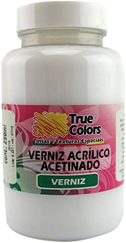 Verniz Acrílico Acetinado True Colors 250 ml