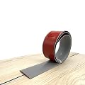 Self Adhesive Floor Transition Strip Carpet Seam Strip Ground Separation Sign Strip Threshold Strip Transition Strip (5CM*6.56FT, Grey, 1)
