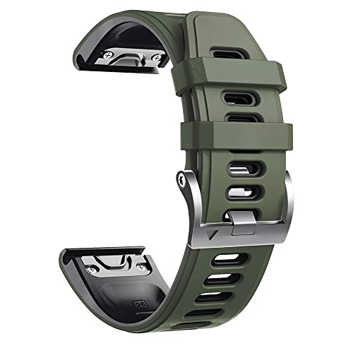 MURVE Correa de reloj inteligente para Garmin Fenix 7 7X 6 6X Pro 5 5X Plus 3 3HR 945 bandas 22 26 mm Easyfit correa de liberación rápida accesorios, 26mm D2 MK2i Enduro, Ágata