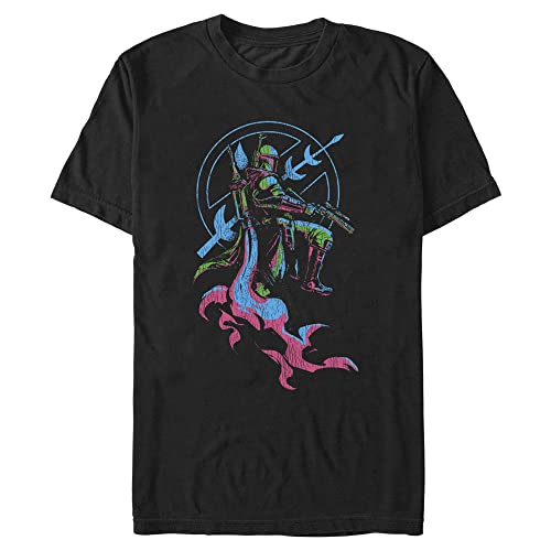 T-shirt Star Wars Fett noir 5XL vêtement idéal pour journée décontractée
