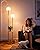 Lightdot 63IN Gold Floor Lamp with U Pole, 2 Globe Mid Century Standing Lamps with Warm White LED Bulbs, Unique Vintage Tall Floor Lamp for Living Room/Wedding/Party