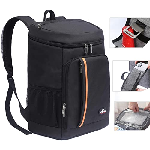 QINGLOU Zaino Termico Frigo 25L, Borsa Termica Porta Pranzo Borsa Frigo Borsa della Spesa Isoterma,...