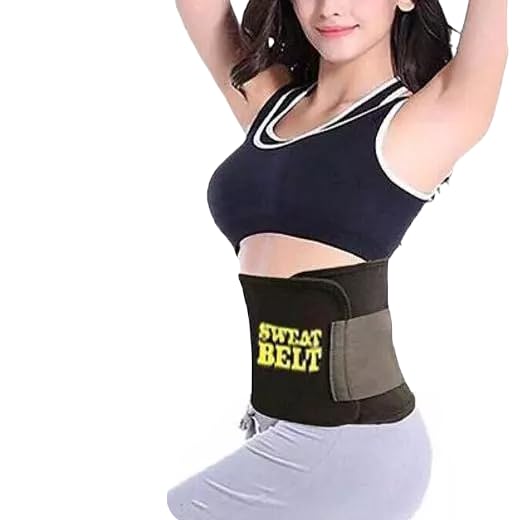 Weight lose belt fat lose belt pet kam karne ki belt patla hone ka belt sweat slim belt hot belt yoga belt,GYM BLET exercise belt tummy trimmer belt for men & women (Free size, Pack of 1) (AE-021) (B0CY8HMSM8) Amazon Price History, Amazon Price Tracker