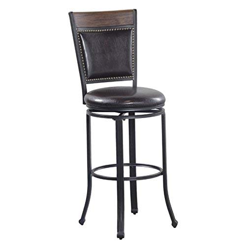 Powell Furniture Franklin Swivel Oak Wood Bar Stool #TOP12
