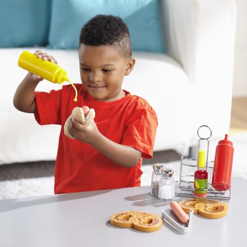Melissa & Doug 6-Piece Condiments Wooden Play Kitchen Food Set - image 8