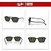 Ray-Ban Raimond RB2231 901/31 56MM Black/G-15 Green Square Sunglasses for Men for Women +BUNDLE with ACCESSORY EYEWEAR KIT