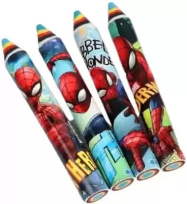 Rockjon Spiderman Pen Shape Eraser Non-Toxic Eraser for Kids School Students | Eraser for Boys & Girls (Set of 4, Multicolor) (B0CPWGX23D) Amazon Price History, Amazon Price Tracker