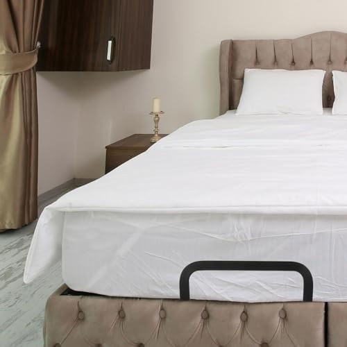 Butées de glissement matelas noir - Fixation antidérapante de sommier résistante (x4) - 8
