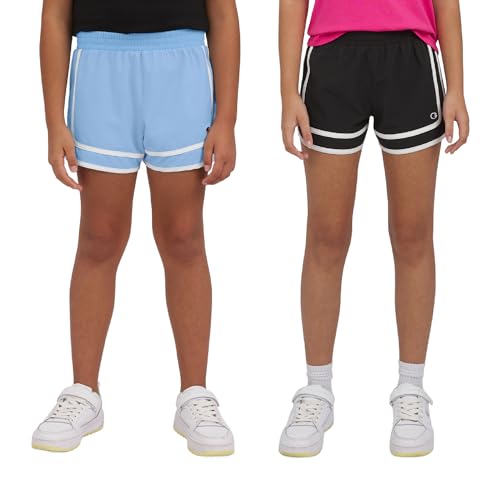 Champion Girls Heritage Foldover Mesh Running Basketball Short 2.75 Inch Inseam4
