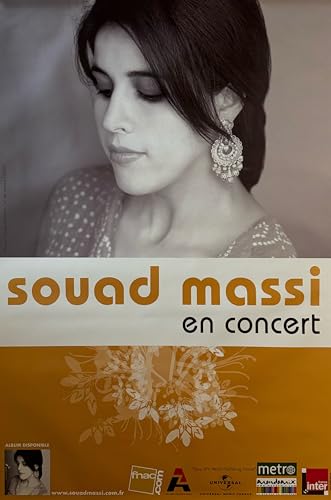 Affiche Souad Massi poster 80x120cm pour decoration murale salon
