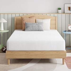 Novilla Full Size Mattress, 8 Inch Full Size Mattress in a Box, Gel Memory Foam Mattresses with Comfort Foam for Cooling Night Sleep, Pressure Relief, CertiPUR-US Certified,White