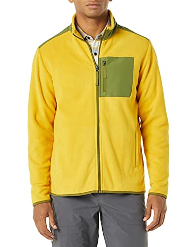 Image of Amazon Essentials Men's Full-Zip Polar Fleece Jacket with Zippered Pockets for Cold Outdoor Weather (Available in Big & Tall)