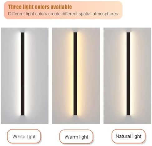 LED Motion Sensor Stair Lights, Wall-Mounted Luminous Illumination for Indoor & Outdoor Steps, Durable Aluminum Alloy Railing, 300cm/9.8ft Black & White Lighting