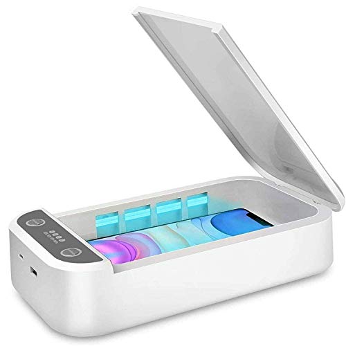 UV Cell Phone Sterilizer- UV Light Sanitizer Portable Cellphone Cleaner Box with Aromatherapy