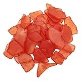 Material de alta calidad: las piezas de vidrio esmerilado de alta calidad con formas y tamaños irregulares añaden una textura única e interés visual a los diseños de mosaico