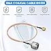 SDTC Tech N Type Male to SMA Male Coaxial Adapter Cable Coax Antenna Extender Wi-Fi Connector RG316 Jumper (20 inch/ 50cm)