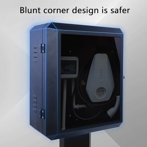 Support de chargeur pour véhicule électrique mural étanche avec rangement à clé - 3