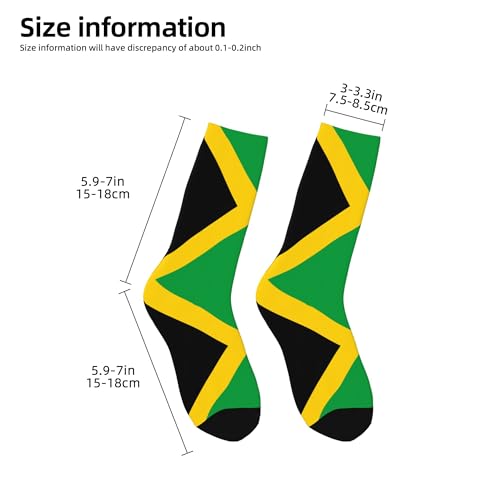 SEAEAGLE flag of Jamaica A Pair Junior Athletic Short Tube Socks Children Calf Tube Socks Short Stockings2