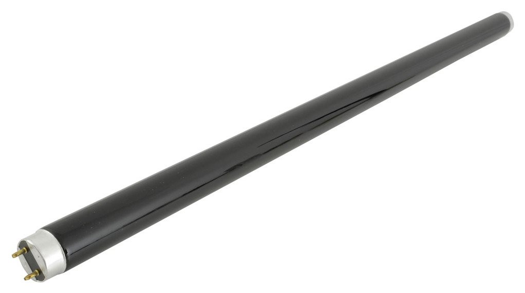 Qtx Black/Light Uv Fluorescent Tube T8, 600Mm, 18W - 106.033Uk