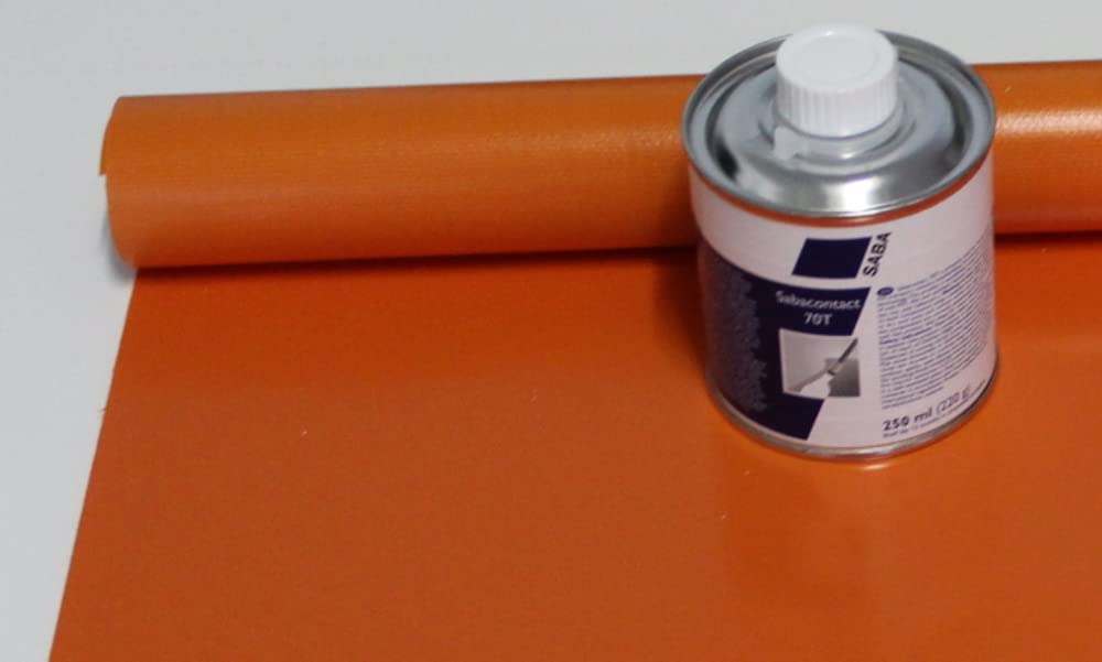 JEHAPRO ® Reparaturset LKW - Plane Planen Flicken + Kleber (orange)