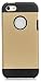 iPhone SE Case iPhone 5S, iPhone 5, Tuff Armor Rugged Hybrid Full Cover Case for Apple iPhone 5S iPhone 5 iPhone SE by iSee Case (Gold)