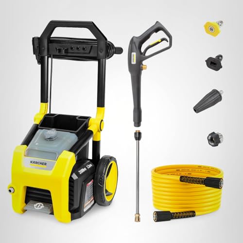 Kärcher Pressure Washer K2300PS, CETA Certified, 4 Spray Nozzles, Detergent Tank, Hose Reel, for Cars, Driveways, Siding, Patios, 1.2 GPM - Image 9